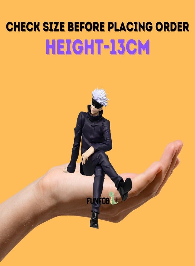 FUNFOB Jujutsu Kaisen Gojo Action Figure Height -13cm Collectible PVC Multicolour | Gojo Noodle Stopper - Image 2